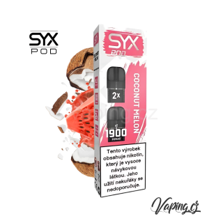 SYX POD 2x cartridge - COCONUT MELON (meloun s kokosem) 16,5mg