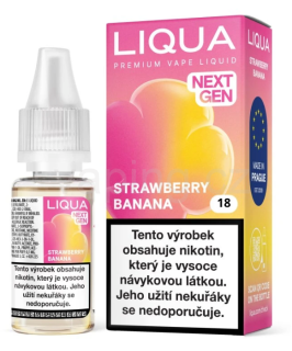 LIQUA NEXTGEN Strawberry Banana 10ml - 18mg (jahoda s banánem)