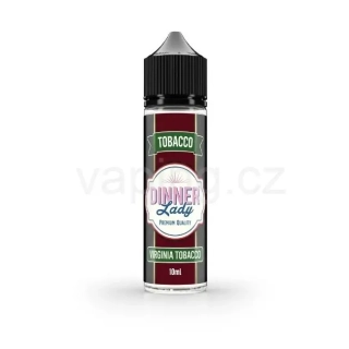 Dinner Lady TOBACCO aroma VIRGINIA TOBACCO (výrazný nasládlý tabák) 60/10ml