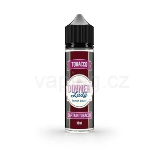 Dinner Lady TOBACCO aroma CAPTAIN TOBACCO (sladký tabák, rum a vanilka) 60/10ml