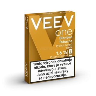 VEEV ONE náplně Blended Tobacco 18mg - 2ks