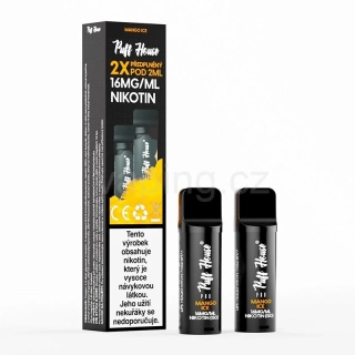 Puff House 2x přednaplněný pod - MANGO ICE 16mg