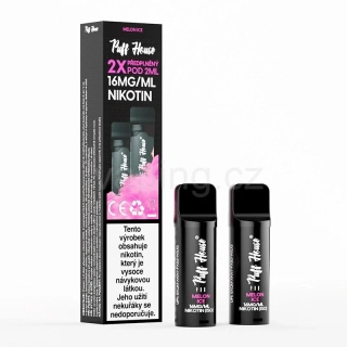 Puff House 2x přednaplněný pod - MELON ICE 16mg