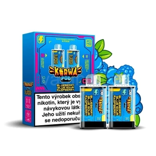 Kurwa POD - BLUEBERRY BLUE SOUR RASPBERRY (borůvka a malina) 2x 2ml