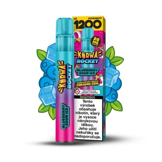 Reymont Kurwa Rocket 1200 BLUEBERRY SOUR ICE 20mg