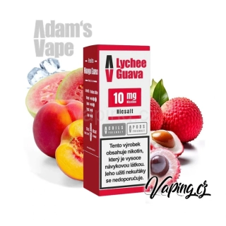 Adams Vape Salt e-liquid LYCHEE GUAVA (liči a kvajáva) 10mg