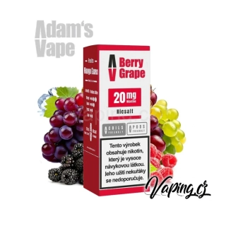 Adams Vape Salt e-liquid BERRY GRAPE (lesní ovoce a hroznové víno) 20mg