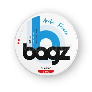BAGZ nikotinové sáčky - ARTIC FREEZE (classic) 8mg