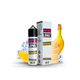 Příchuť Infamous LONGZ - BANANA (Chladivý banán) 60/10ml