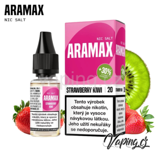 ARAMAX Salt Nic - STRAWBERRY KIWI 10ml (jahoda a kiwi) 20mg