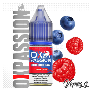 OXVA Ox Passion - BLUE SOUR RAZZ 10ml (borůvka a malina) 10mg