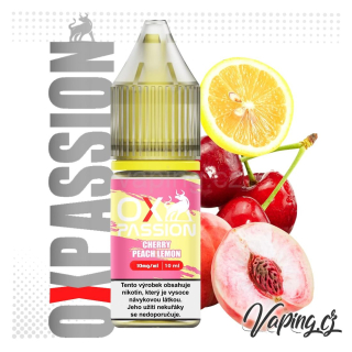 OXVA Ox Passion - CHERRY PEACH LEMON 10ml (třešeň, broskev a citrón) 10mg