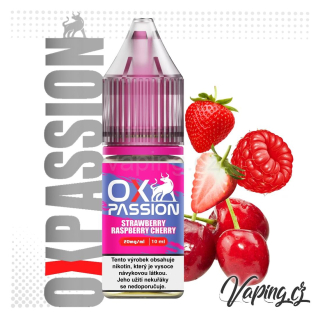 OXVA Ox Passion - STRAWBERRY RASPBERRY CHERRY 10ml (jahoda, malina a třešeň) 20mg