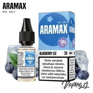 ARAMAX Salt Nic - Blueberry Ice 10ml (ledová borůvka) 20mg