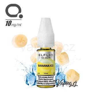 ELFLIQ Salt BANANA ICE 10mg (ledový banán) 10ml