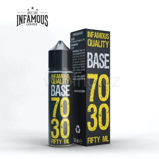 Beznikotinová báze Infamous (70VG/30PG) 50ml
