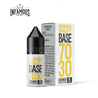 Beznikotinová báze Infamous (70VG/30PG) 10ml