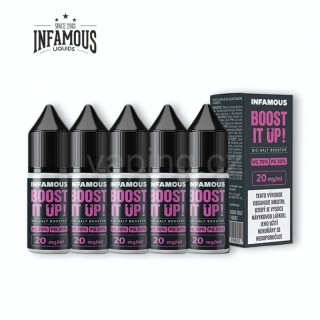 Infamous SALT DL Booster (70VG/30PG) 5x10ml / 20mg