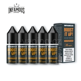 Infamous SALT MTL Booster (50VG/50PG) 5x10ml / 20mg