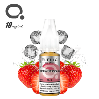 ELFLIQ Salt STRAWBERRY ICE 10mg (ledová jahoda) 10ml
