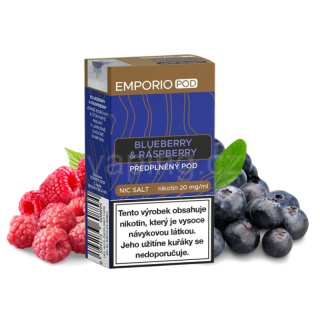 Emporio přednaplněný POD - Blueberry & Raspberry (borůvka & malina) 20 mg