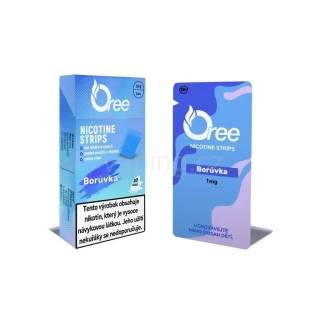Oree Nicotine Strips - borůvka 1mg/ks (20ks)