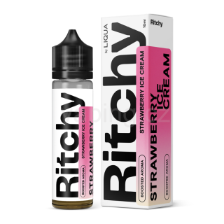 Liqua Ritchy Aroma - STRAWBERRY ICE CREAM (jahodová zmrzlina) 10ml 