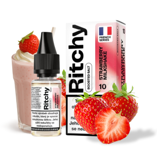 Ritchy Salt STRAWBERRY MILKSHAKE (jahodový milkshake) 10mg/10ml