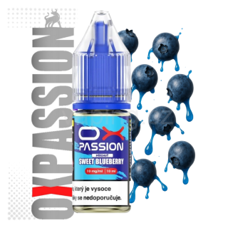 OXVA Ox Passion - SWEET BLUEBERRY 10ml (sladká borůvka) 10mg