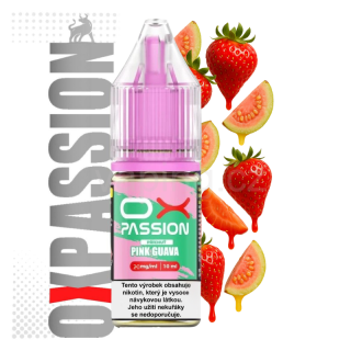 OXVA Ox Passion - PINK GUAVA 10ml (jahoda a guava) 20mg