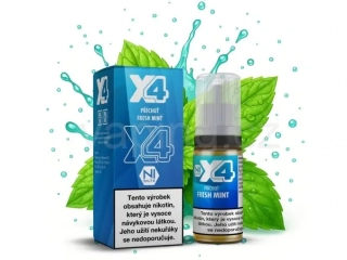 X4 Salt e-liquid - FRESH MINT 10ml (čerstvá máta) 10mg