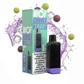 Riot Connex 1000 přednaplněný POD GRAPE ICE 10mg