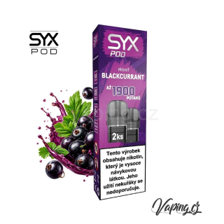 SYX POD 2x cartridge - BLACKCURRANT (černý rybíz) 16,5mg