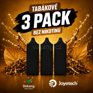 E-liquidy tabákový mix 0mg (3x10ml)