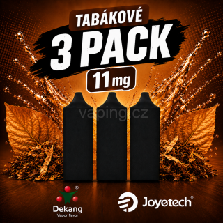 E-liquidy tabákový mix 11mg (3x10ml)