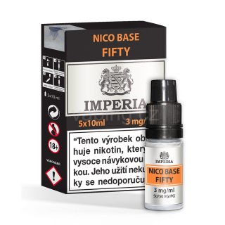 Imperia Fifty Nico Base (50VG/50PG) 5x10ml 3mg