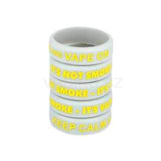 Dekorativní silikonový kroužek 23mm (Šedý)