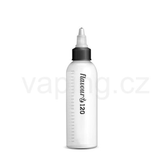 Lahvička Flavourit s twist uzávěrem a ryskou (120ml)
