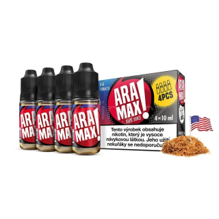 Aramax E-liquid 4x10ml (USA Tobacco) 18mg