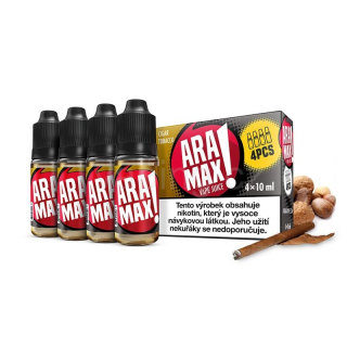 Aramax E-liquid 4x10ml (Cigar Tobacco) 3mg