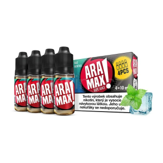 Aramax E-liquid 4x10ml (Max Menthol) 3mg
