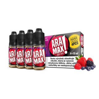 Aramax E-liquid 4x10ml (Max Berry) 18mg