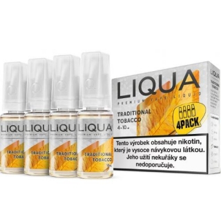 LIQUA Elements Traditional Tobacco (Tradiční Tabák) 4x10ml 3mg
