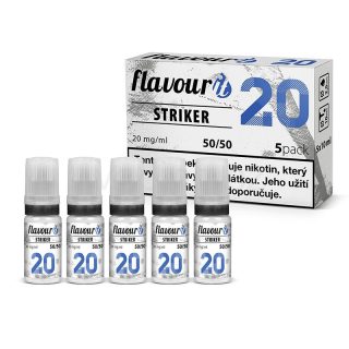 Flavourit nikotinový booster STRIKER 5x10ml (50VG/50PG) 20mg
