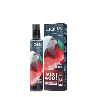 Liqua aroma Mix&Go COOL RASPBERRY (ledová malina) 10ml