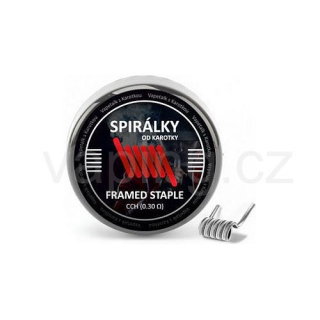 Spirálky od Karotky CCH Framed Staple (10ks) 0,3ohm