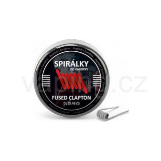 Spirálky od Karotky DL Fused Clapton (10ks) 0,46ohm