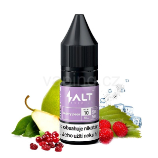 E-liquid SALT BREW CO s příchutí MERRY PEAR (ledová hruška a jahoda) 10ml 10mg