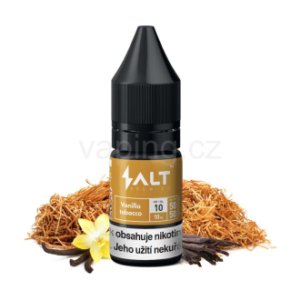 E-liquid SALT BREW CO s příchutí VANILLA TOBACCO (tabák s vanilkou a karamelem) 10ml 10mg