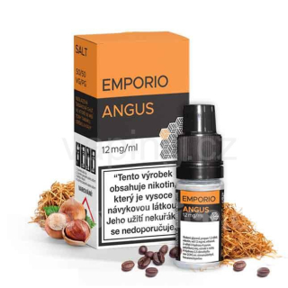 Emporio Salt Angus 12mg (Tabák s oříškem a kávou) 10ml 